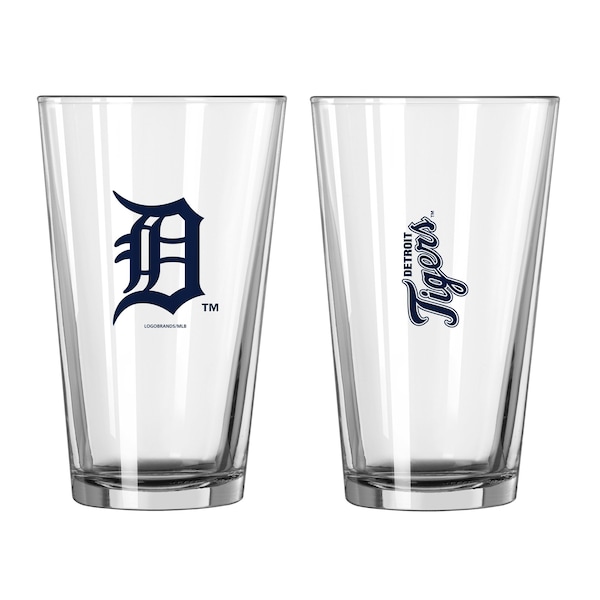 Logo Brands Detroit Tigers 16oz Gameday Pint Glass 511-G16P-1 - main